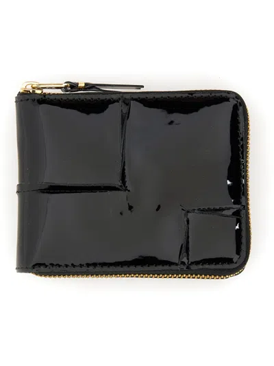 Comme Des Garçons Reversed Herm Wallet In Black