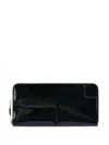 Comme Des Garçons Classic Reversed-zip Wallet In Black