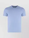 Comme Des Garçons Soft Crew Neck T-shirt With Short Sleeves In Blue