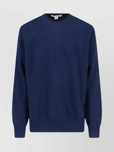 COMME DES GARÇONS RIBBED CREWNECK SWEATER HEM