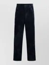 Comme Des Garçons Ribbed Fabric Trousers With Pockets And Loops