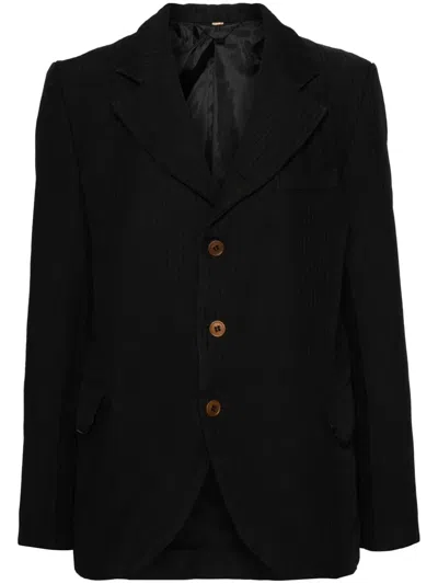 Comme Des Garçons Geripptes Sakko In Schwarz