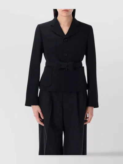 COMME DES GARÇONS RIBBON BELTED JACKET SHARIANA
