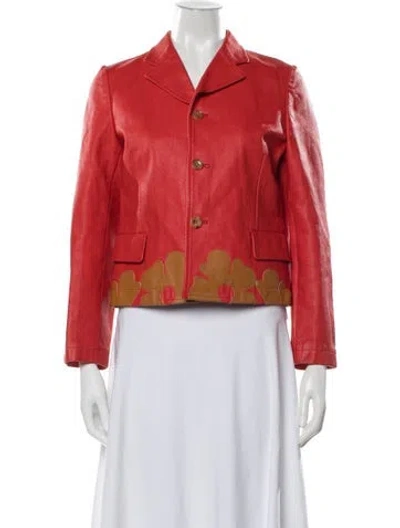 Pre-owned Comme Des Garçons Robe De Chambre Vintage 2000 Blazer In Red