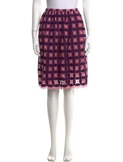 Pre-owned Comme Des Garçons Robe De Chambre Vintage Knee-length Skirt In Purple