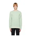 Comme Des Garçons Round-collar And Long-sleeved Sweater In Multicolor