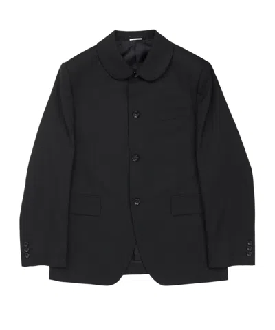 Comme Des Garçons Round Collar Jacket Black