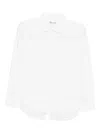 Comme Des Garçons Round-collar Shirt In White
