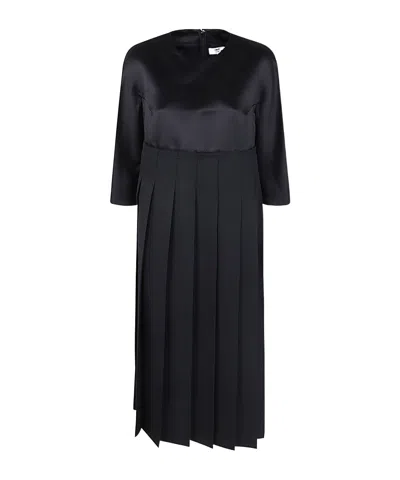COMME DES GARÇONS PLEATED MIDI DRESS
