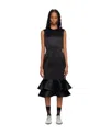Comme Des Garçons Ladies Onepiece In Black