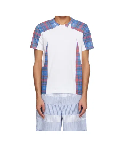 Comme Des Garçons Round Neck Short Sleeve T-shirt In White