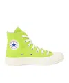 Comme Des Garçons Round Toe Sneakers In Green