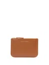 Comme Des Garçons Brown Ruby Eyes Leather Wallet In Brown