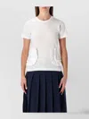 Comme Des Garçons Ruffle Detail Pocket T-shirt In Animal Print