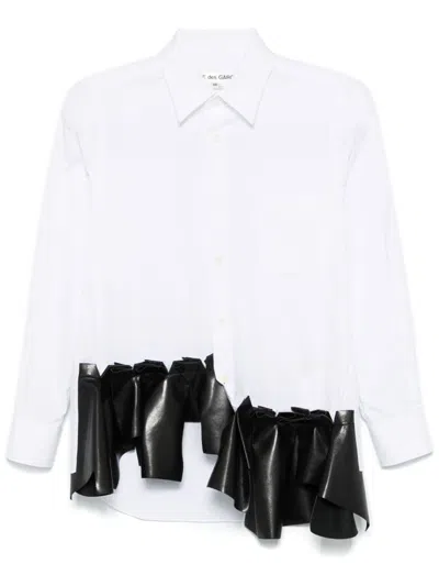 COMME DES GARÇONS RUFFLE-HEM SHIRT