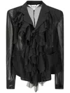 COMME DES GARÇONS RUFFLED BLAZER