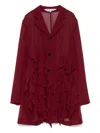Comme Des Garçons Ruffled Jacket