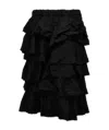 Comme Des Garçons Pleated Skirt In Black