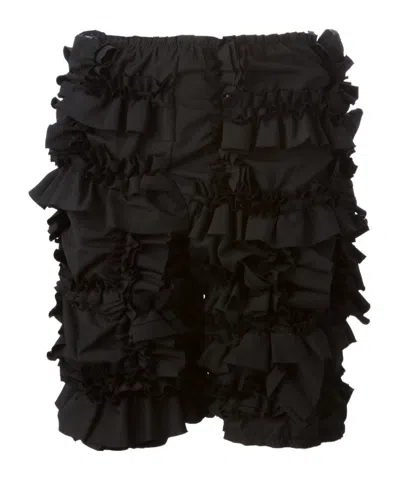 COMME DES GARÇONS RUFFLED SHORTS