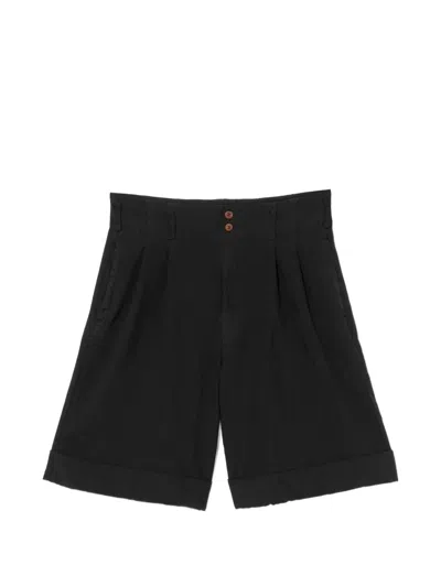Comme Des Garçons Long Shorts Black In Multi