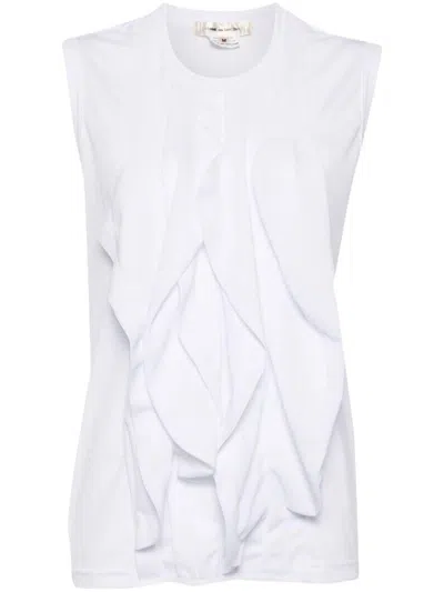 COMME DES GARÇONS COMME DES GARÇONS RUFFLED TANK TOP