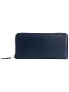 Comme Des Garçons Classic Leather Line Wallet In Blue