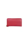 Comme Des Garçons Classic Leather Line Wallet In Red