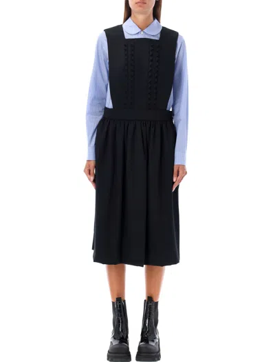 COMME DES GARÇONS COMME DES GARÇONS SALOPETTE MIDI DRESS