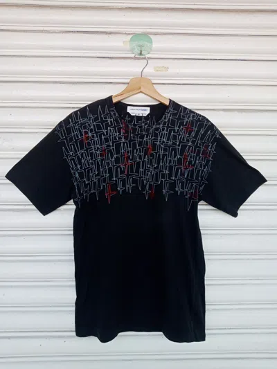 Pre-owned Comme Des Garçons Samurai Stone Islands Logo In Black