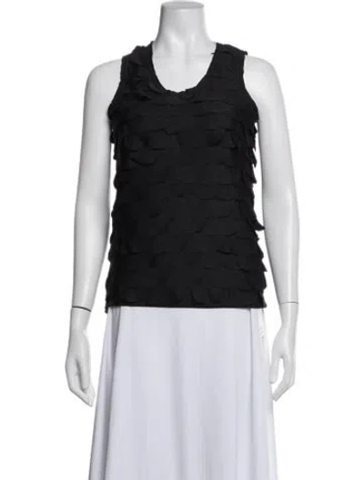 Pre-owned Comme Des Garçons Scoop Neck Sleeveless Top W/ Tags In Blue