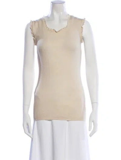 Pre-owned Comme Des Garçons Scoop Neck Sweater In Neutral