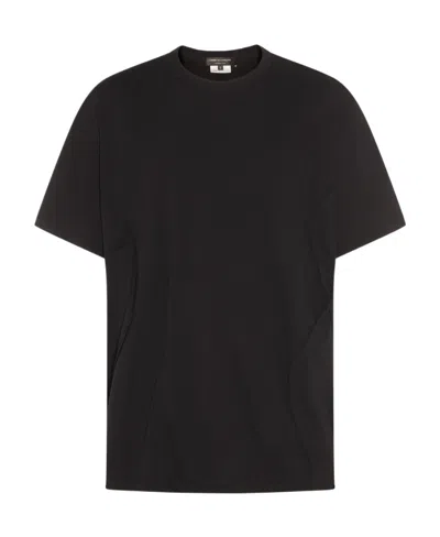 Comme Des Garçons Seam-detail Cotton T-shirt In Black