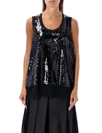 COMME DES GARÇONS COMME DES GARÇONS SEQUIN TANK TOP