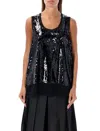 Comme Des Garçons Sequin Tank Top