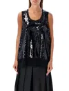 Comme Des Garçons Sequin Tank Top