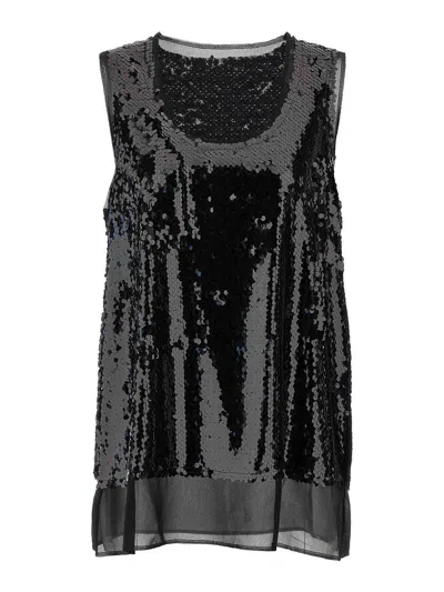 COMME DES GARÇONS SEQUIN TOP