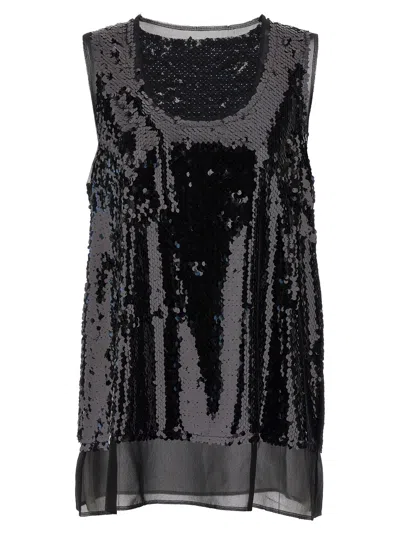 COMME DES GARÇONS SEQUIN TOP