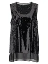 Comme Des Garçons Black Sequin Top
