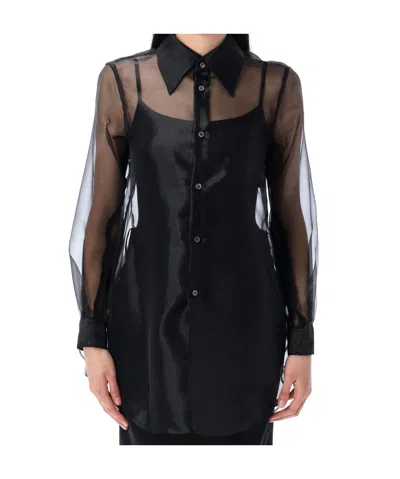 COMME DES GARÇONS COMME DES GARÇONS SHEER LONG SLEEVED SHIRT