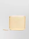 Comme Des Garçons Shiny Metallic Wallet Gold Finish