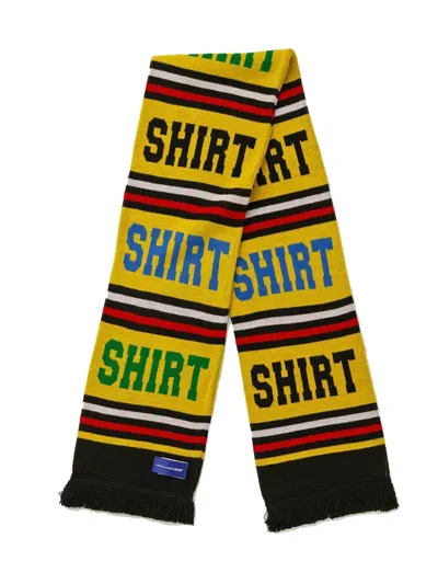 Comme Des Garçons Shirt 1988 Wovwn Scarf In Yellow