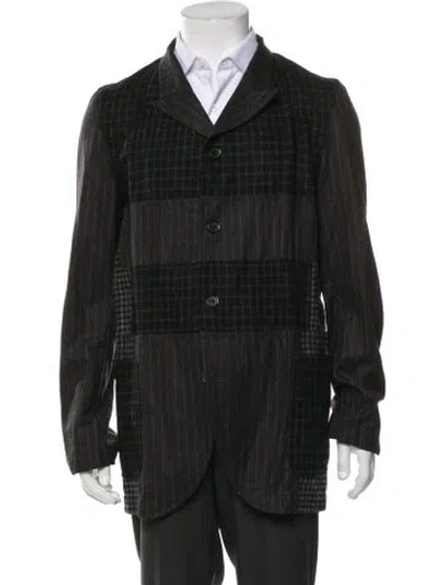 Pre-owned Comme Des Garçons Shirt 2019 Wool Blazer In Green