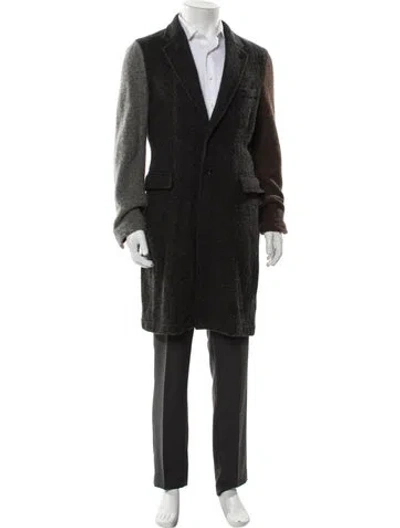 Pre-owned Comme Des Garçons Shirt 2023 Wool Overcoat In Multi