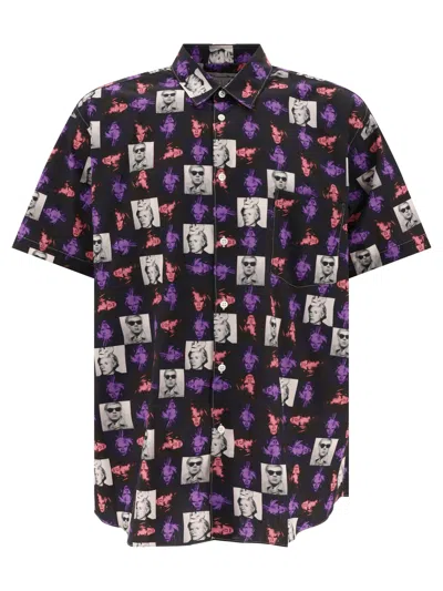 Comme Des Garçons Shirt Warhol Shirt In Black