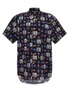 Comme Des Garçons Shirt Andy Warhol Printed Cotton Shirt