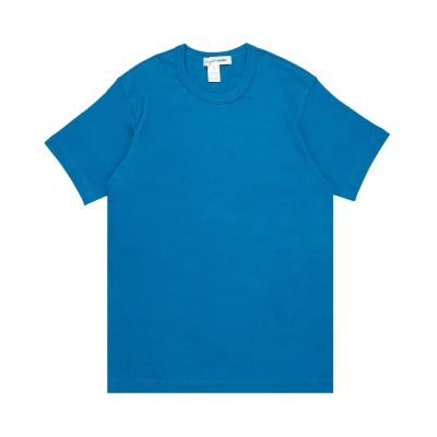 Pre-owned Comme Des Garçons Shirt Back Logo T-shirt 'blue'