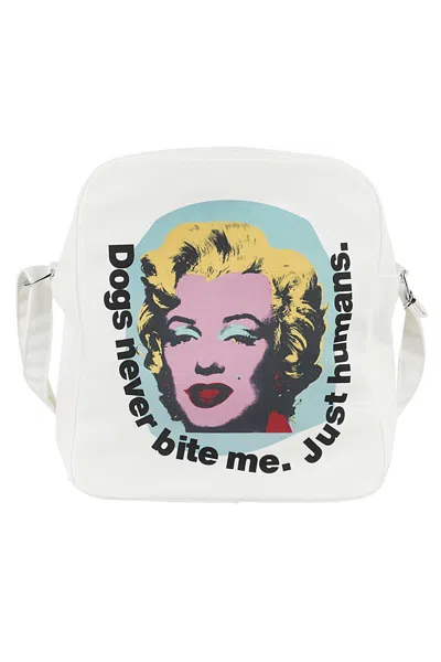 Comme Des Garçons Shirt Bags Synthetic In White