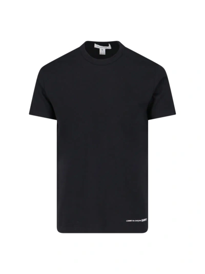 Comme Des Garçons Shirt Basic T-shirt In Black  