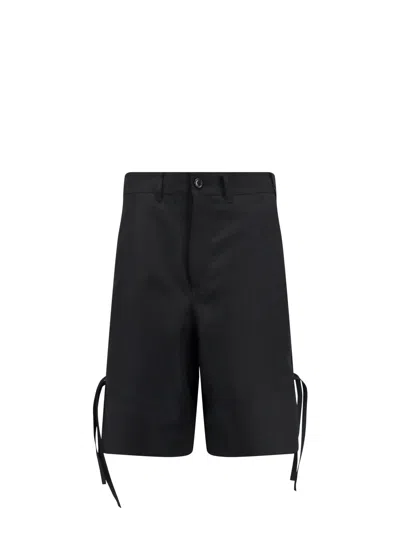 Comme Des Garçons Shirt Bermuda Short In Black