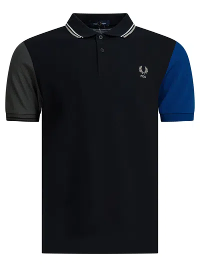 Comme Des Garçons Shirt Black Cotton Polo Shirt